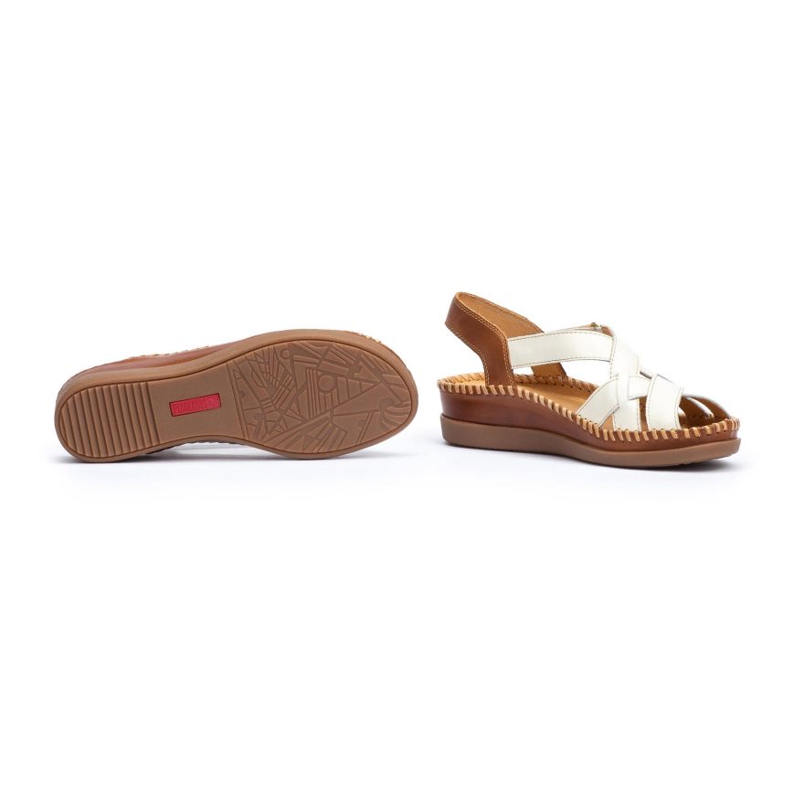 Women's Pikolinos CADAQUES Sandals White | NZ Q83502Q